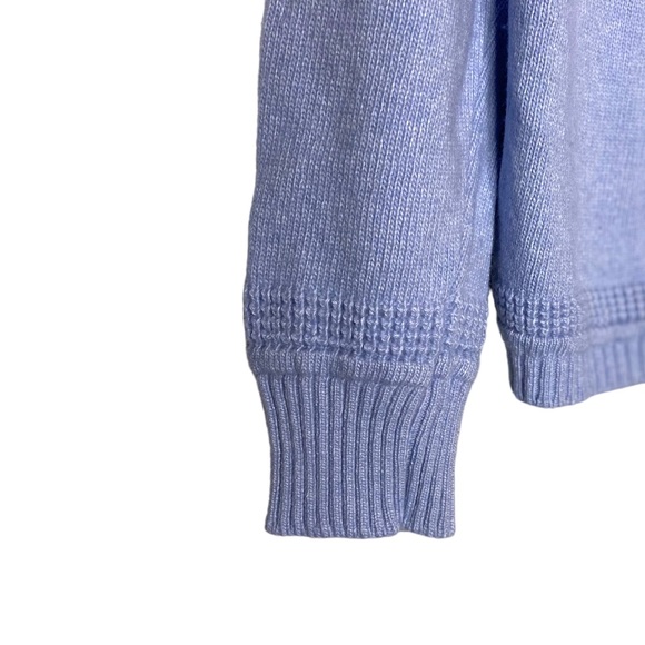 Benedetta B Sweater Cashmere Blend Periwinkle Blue L - Picture 10 of 15